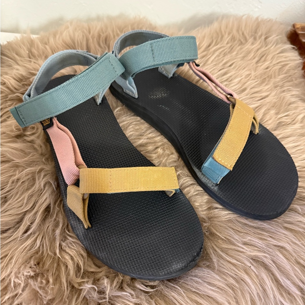 Teva Multi-Color Colorblock Women's Sandals